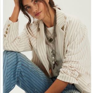 NWT Free People oversized Reggie blazer sz Large